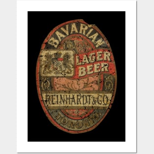 BAVARIAN LAGER BEER VINTAGE Posters and Art